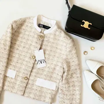 ZARA 트위드 자켓