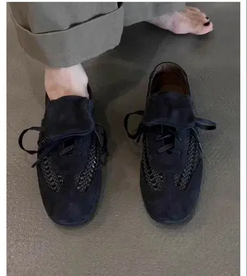 니트 스웨이드 스니커즈 poet