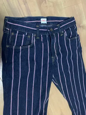 EDWIN 505WXX 빨간색 스트라이프 w31/L33