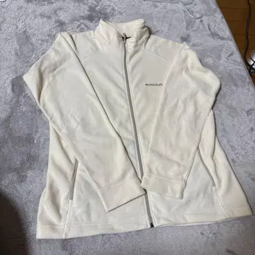 mont-bell 플리스 자켓 크림색