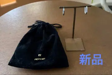 [새상품: rapiecage. 스테인리스 미니 오벌 귀걸이]