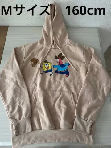 스펀지밥 후드티 속기모 맨투맨 긴팔 M 사이즈 160cm