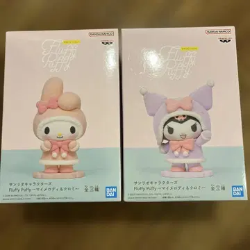 산리오 Fluffy Puffy 피규어 2체 세트