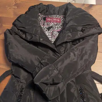 Super Beauty 블랙 다운 코트 Size 40