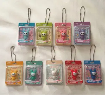 TWICE LOVELYS 블리스터 마스코트 참 컴플리트