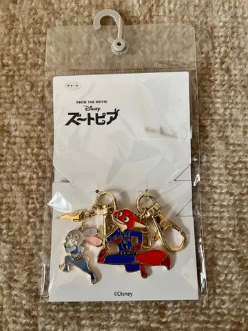 주토피아 키링 경찰 닉 경찰 주디