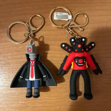 새상품 스키비티 화장실 키링 2개