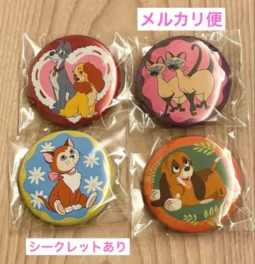 [ 디즈니 ] 캔 배지 컬렉션 4개 세트