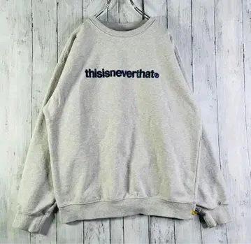 thisisneverthat 그레이 맨투맨 M