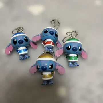 스티치 키링 4개 세트