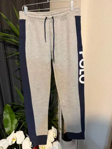 Polo 조거 팬츠 그레이/네이비