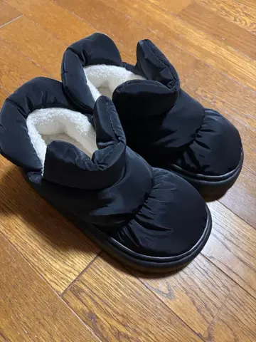 퀼팅 부츠 블랙 L 사이즈