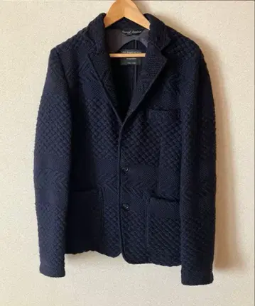 저널 스탠다드 TRISECT 니트 자켓 네이비 L