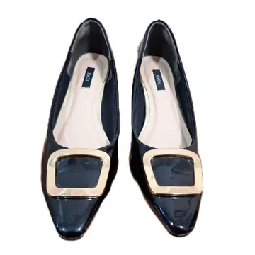 EVOL 블랙 스퀘어토 펌프스