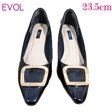 EVOL 블랙 스퀘어토 펌프스