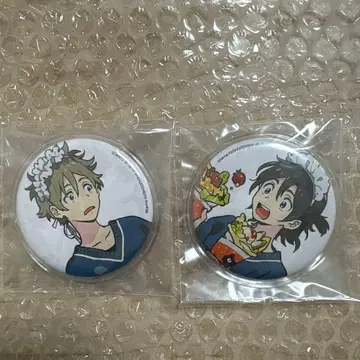 키이 칸나 춘풍의 에트랑제 해변 에트랑제 카페 캔뱃지