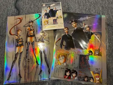 세일러문 카페 클리어 파일 스타라이츠 엽서 쓰리라이츠