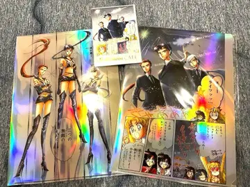 세일러문 카페 클리어 파일 스타라이츠 엽서 쓰리라이츠