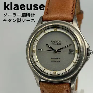 klaeuse 크로이제 솔라 손목시계 티타늄 케이스