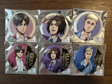 [진격의 거인] 캔뱃지 6개 세트