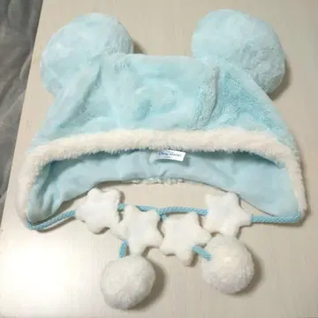 디즈니 팬캡 프리 미키 스카이블루 별 신상