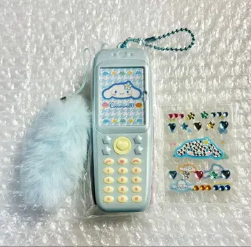 산리오 시나모롤 시나몬 폴더폰 사진 키링