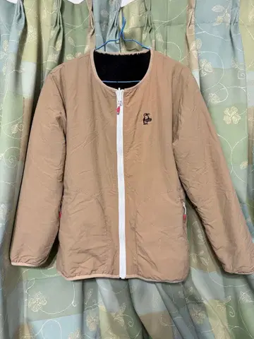 참스 플리스 자켓 리버서블