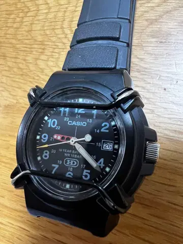 카시오 CASIO HDA-600 빔즈 보이 손목시계 배터리 교환 완료