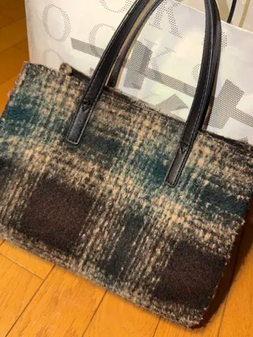 AfternoonTea 샤기 체크 숄더백