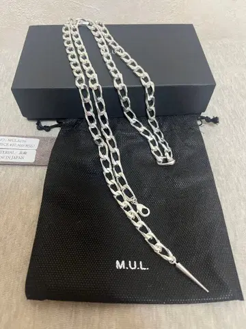 [ 새상품 ] MULA126 체인 라리엣 목걸이 실버