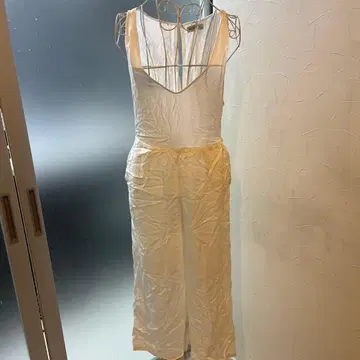 [ BROWNY ] 레이온 100% 올인원 살로펫 화이트 F 사이즈