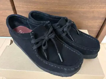 CLARKS Wallabee 블랙 25cm