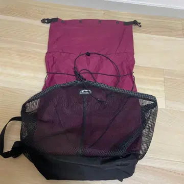 ZIMMERBUILT 메쉬 백팩 마룬