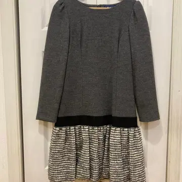 미사용 새상품 M'S GRACY 엠즈 그레이시 울 100% 원피스 40