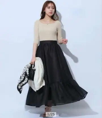 Mystrada 라메 도킹 니트 원피스