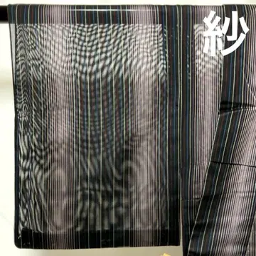 C346 순수 실크 여름용 샤 코몬 야마토 맞춤 제작 컨디션 최상 기모노