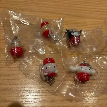 산리오 딸기 메지루시 액세서리 키링