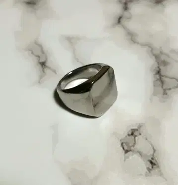 남성용 스타일리시 스퀘어 반지