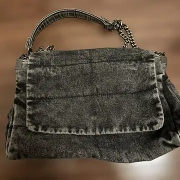 ZARA 블랙 데님 백