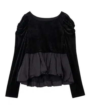 실물 사진 있음 택 포함 새상품 코코딜 벨로아 도킹 벌룬 상의