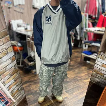 양키스 양키스 구제 의류 스트릿 XL 오버 사이즈 MLB