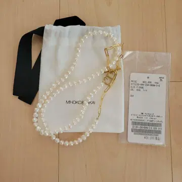 NOBLE 노블 [ MIHOKOSAKAI ] 펄 M 체인 목걸이