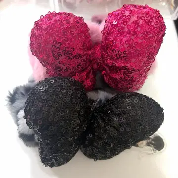 미니 마우스 레오파드 무늬 레오파드 스크런치 아베일