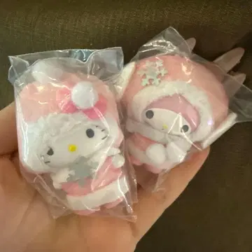 치비토모 헬로키티 마이멜로디 스트랩 2개 세트