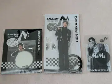 메구로 렌 아크릴 스탠드 스티커 거울 세트