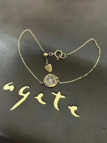 아가 agete K10 작은 새 모티브 팔찌