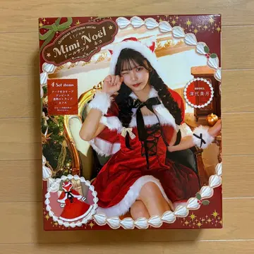 크리스마스 산타 고양이 귀 코스프레