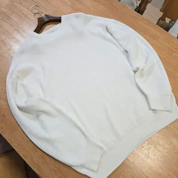 [ 오버 사이즈 ] Graphpaper 화이트 리브 니트