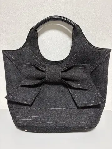 kate spade 케이트 스페이드 펠트 리본 토트백 그레이