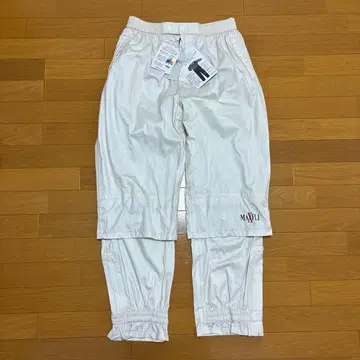 [택 포함] MAXFLI 화이트 레인 팬츠